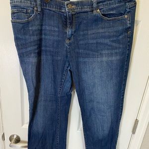 Liz Claiborne Boyfriend Capri Jeans size 16